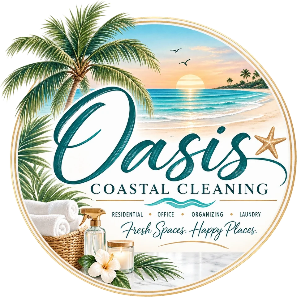 Oasis Coastal Cleaning — residential, office, organizing and laundry